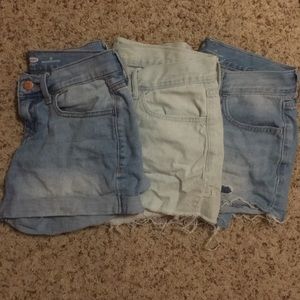 BUNDLE 3 pairs of jean shorts
